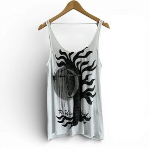 True Religion Graphic Festival Drape Tank Top Large